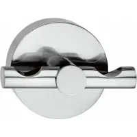 TESA Dubbele Haak Powerbutton Rond RVS