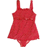 Playshoes Badpak Met Uv-bescherming Rood-wit | Maat: 110