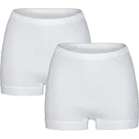 Schiesser Bellboy slip set van 2 stuks fijnrib wit - Original Classics Dames Onderbroek - wit