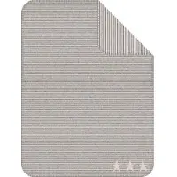 Ibena Plaid Ibena Jacquard Lelu Grijs Beige