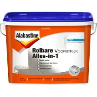 Alabastine - Rolbare Voorstrijk 4-In-1 - Wit - 5 L