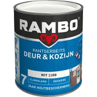 Rambo Pantserbeits Deur & Kozijn zijdeglans dekkend wit 750 ml