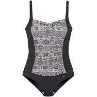 LASCANA Shaping-badpak zwart / wit