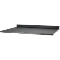String werkblad Zwart gebeitst essenhout, 78x58 cm