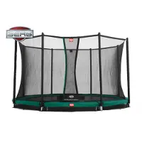 Berg Trampoline - Favorit Inground (incl. veiligheidsnet) - 330 cm - Groen