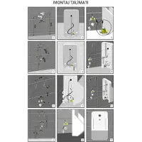 Creavit Infra urinoir vierkant wit touchbediening