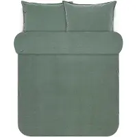 Marc O'Polo Dekbedovertrek Senja Green Katoen-200 x 200 / 220 cm | 2-Persoons