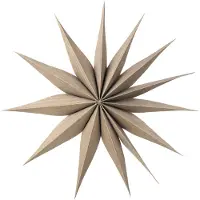 Broste Copenhagen Venok kerstster 40 cm. warmgrijs