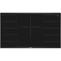 Bosch Serie 8 PXV975DC1E, Zwart, Inbouw, 90 cm, Inductiekookplaat met zones, Keramisch, 5 zones