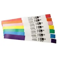 Zebra Z-Band Splash (10012718-2) geel 25 x 254 mm (4 x 350 stuks)