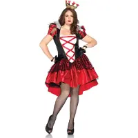 Leg avenue Hartenkoningin kostuum voor dames + size