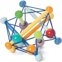 Manhattan Toy Baby speelgoed - - SKWISH EXPLOSIE VAN KLEUREN - Rubberhout - Koorden en kralen