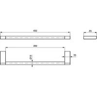 Ideal standard Connect handdoekhouder 45 cm Chroom