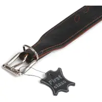 Beeztees Hondenhalsband Swirl 45 mm 68-76 cm leer bruin 745846
