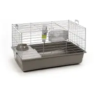Savic Nero 2 Deluxe - Konijnenkooi - Zilver/Grijs - 80x50x44 cm
