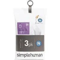 Simplehuman Vuilniszakken Code N - 45-50 Liter (60 stuks)