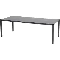 Hartman Victorio alu table tafel 220x100 Donker Grijs