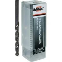 Kelfort Metaalboor Hss 8.0 Mm Geslepen Din 338rn 10 Stuks