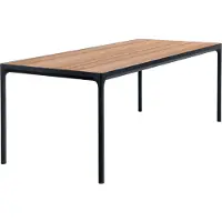 Houe Tuintafel Four Table Bamboo Black 90x210 cm