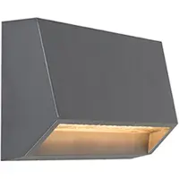 QAZQA Moderne buitenwandlamp donkergrijs incl. LED IP65 - Sandstone 2
