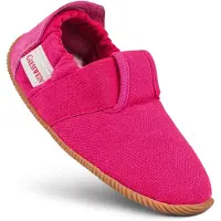 Giesswein Huisschoenen grijs / pink / bloedrood