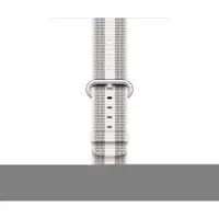 Apple Watch 38mm White Stripe Woven Nylon Horlogeband