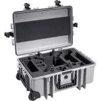 B&W Outdoor.cases Copter grijs wheels / DJI Phantom 2