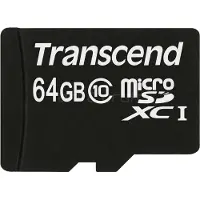 Transcend microSDXC 64GB Class 10 300x + SD Adapter