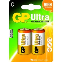 GP 2X Ultra Alkaline C Battery Alkaline