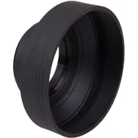 Caruba Rubberen Zonnekap 3in1 55mm