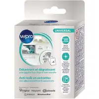 Wpro 3-in-1 ontkalker/ontvetter voor was- en vaatwasmachine - 6 z