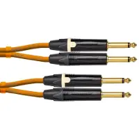 Cordial CEON DJ PLUG 1.5 O 6.3 mm TS jack kabelset 1.5 m