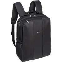 Rivacase Rugzak - 15.6" - Polyester - Synthetisch leer - Ritscompartimenten