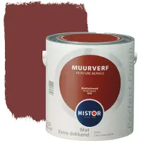 Histor Perfect Finish Muurverf Mat Baskischrood 6390 2,5 LTR