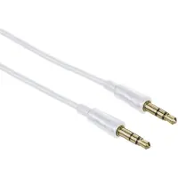 Hama Audiokabel, 3.5-mm-jack stekker, stereo, 1.5m, wit
