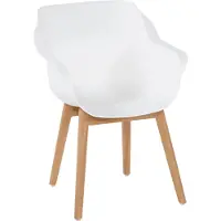 Hartman Tuinstoel Hartman Sophie Armchair Teak Royal White Natural (set van 2)