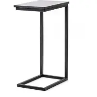 By-Boo Laptoptafel Edge Marmer, kleur zwart