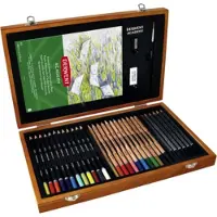 Derwent Schetspotloden Aquarelverf Notitieblok Schilderset 35 Eenheden