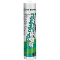 Den Braven Zwaluw Silicone-COLOURS + Natural Stone | 310 ml | RAL 7011 (Ijzergrijs) (12 stuks) - 211899