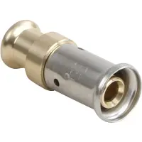 Henco pers overgangsstuk messing 12x16mm