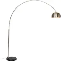 QAZQA Booglamp staal metaal kap 32 cm verstelbaar - XXL