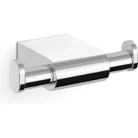 Zack Dubbele Handdoekhaak Atore - Rvs - Chroom - 8,8x5,5x2,3cm