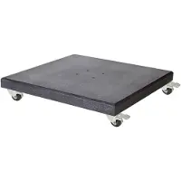 Platinum Parasolvoet Modena Black 120 kg