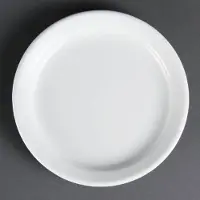 Olympia Horeca borden met smalle rand 18 cm (stuks 12)