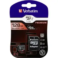 Verbatim microSDXC 128GB Class 10 incl Adapter