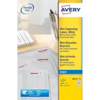 Avery Zweckform J8551-25 transparante etiketten 38,1 x 21,2 mm (1625 etiketten)