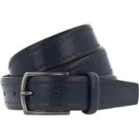 Vanzetti Leren Riem Leather Belt W105 Marine Donkerblauw