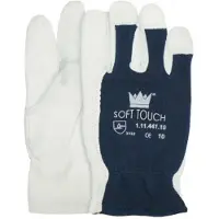 Majestic HANDSCHOEN BLAUW SOFT TOUCH MT 10 (12 paar)