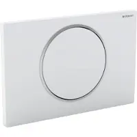 Geberit Sigma 10 bedieningsplaat kleuren:plaat/ring/knop Chroom-Matchroom-Chroom