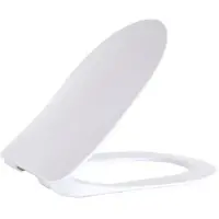 SaniGoods Alpha soft-close toiletzitting glans wit